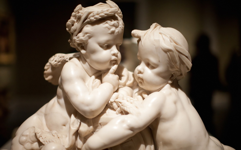 plans, female likeness, Albert-Ernest Carrier-Belleuse, still life, 5K, focus on foreground, male likeness, statue, selective focus, close-up, temptation