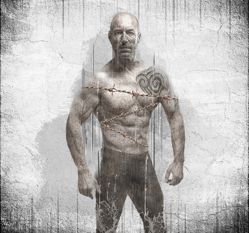 textured effect, person, wall - building feature, digital composite, one person, three quarter length, body, creativity, adult, handsome, digital manipulation