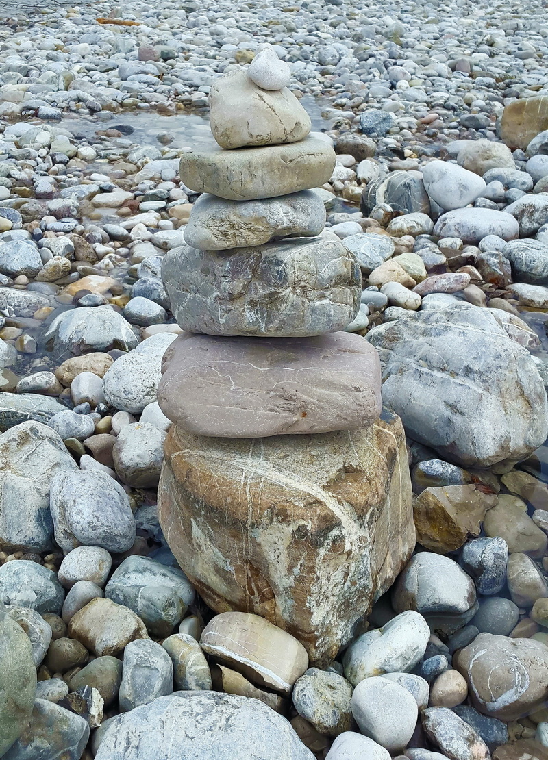 stone material, zen-like, grey, no people, stack rock, art, stone turrets, beach, Cairn, Nature, stack, tranquility, water, close-up, balance, solid, stone towers
