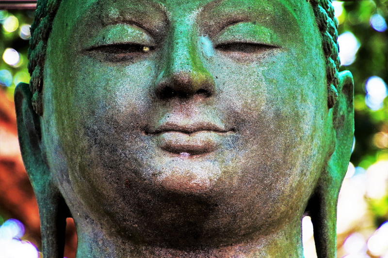 paint, young adult, messy, sri lanka, smile, close-up, smiles, meditation, pray, front view, human face, religion, figure, real people, architecture, the scenic background