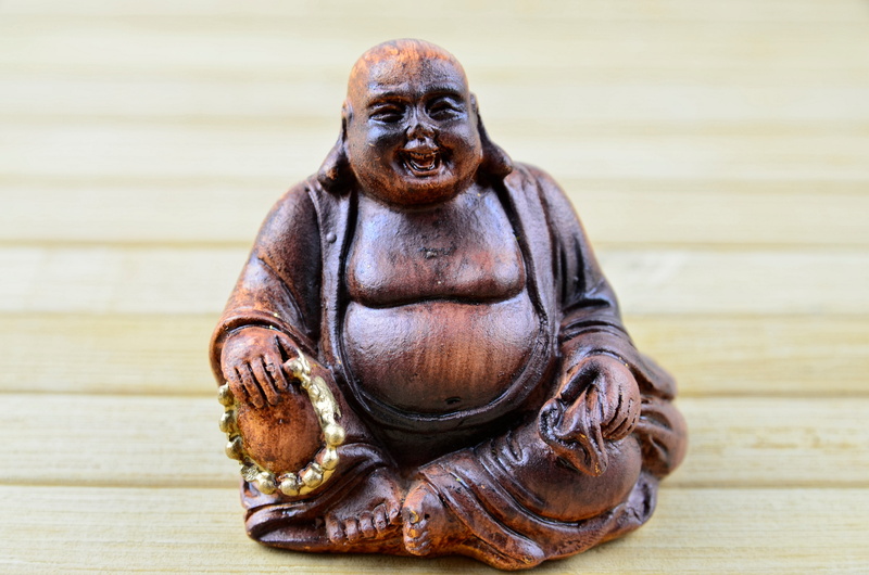 wood - material, primate, ape, faith, animal themes, Buddha, Idol, the figurine, close-up, 4K, focus on foreground, one animal, no people, zoo, animals in captivity