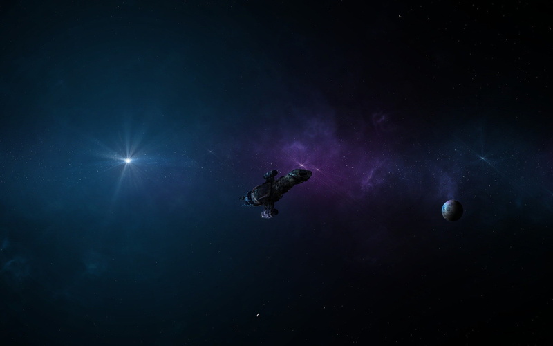 marine, sky, animal themes, 1080P, dark, sea, purple, undersea, underwater, scenics - nature, animal, water, astronomy, Serenity, night, star - space