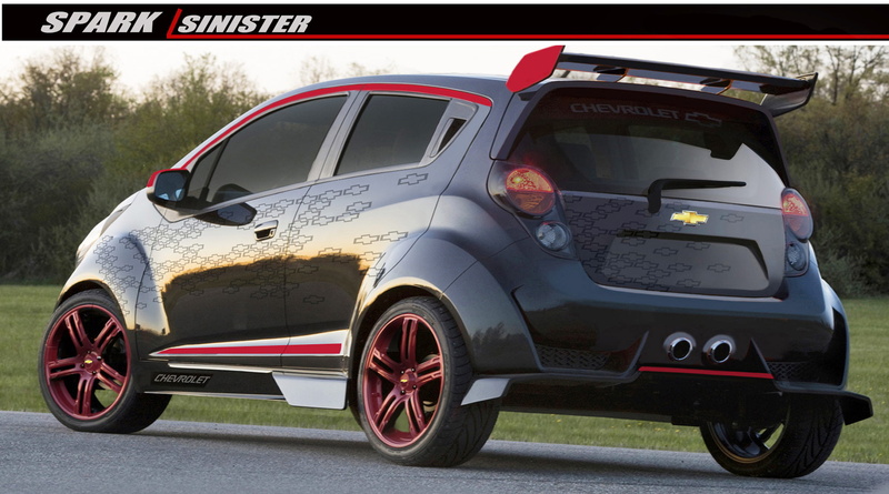 sinister, 1080P, chevrolet, car, spark, cancer, concept, chevy, pink, awareness