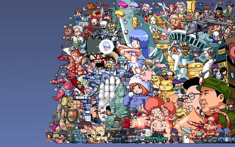 art, anime, hd, animals, one, 1080P, in, all, collage, cartoon