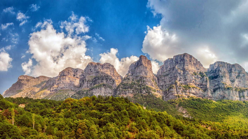 national, village, central, zagori, timfi, summer, towers, gorge, landscape, astraka, papingo, mount, photo, aoos, vikos, park, 1080P, hd