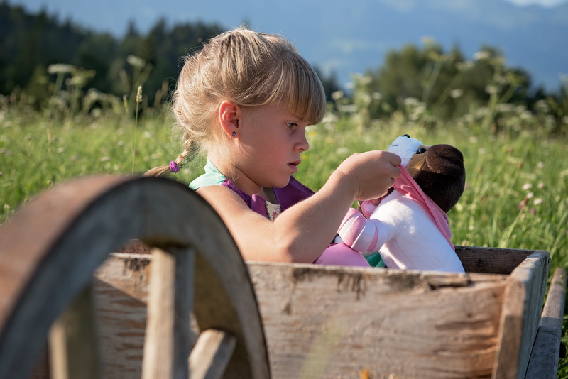 grass, leaved, land, girls, females, childhood, near, portrait, time Of Day, wooden, headshot, daytime, brown, leisure activity, summer, girl, purple, green
