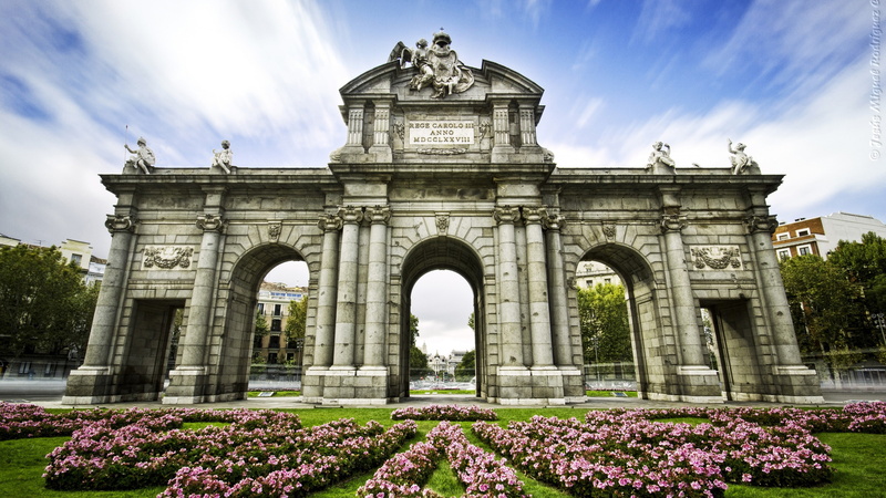 Madrid, travel, Puerta de Alcala, 4K, tourism, Spain