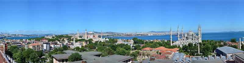 travel destinations, water, Cityscape, blue, town, panoramic, no people, panorama, buildings, built structure, public domain, place of worship, horizon