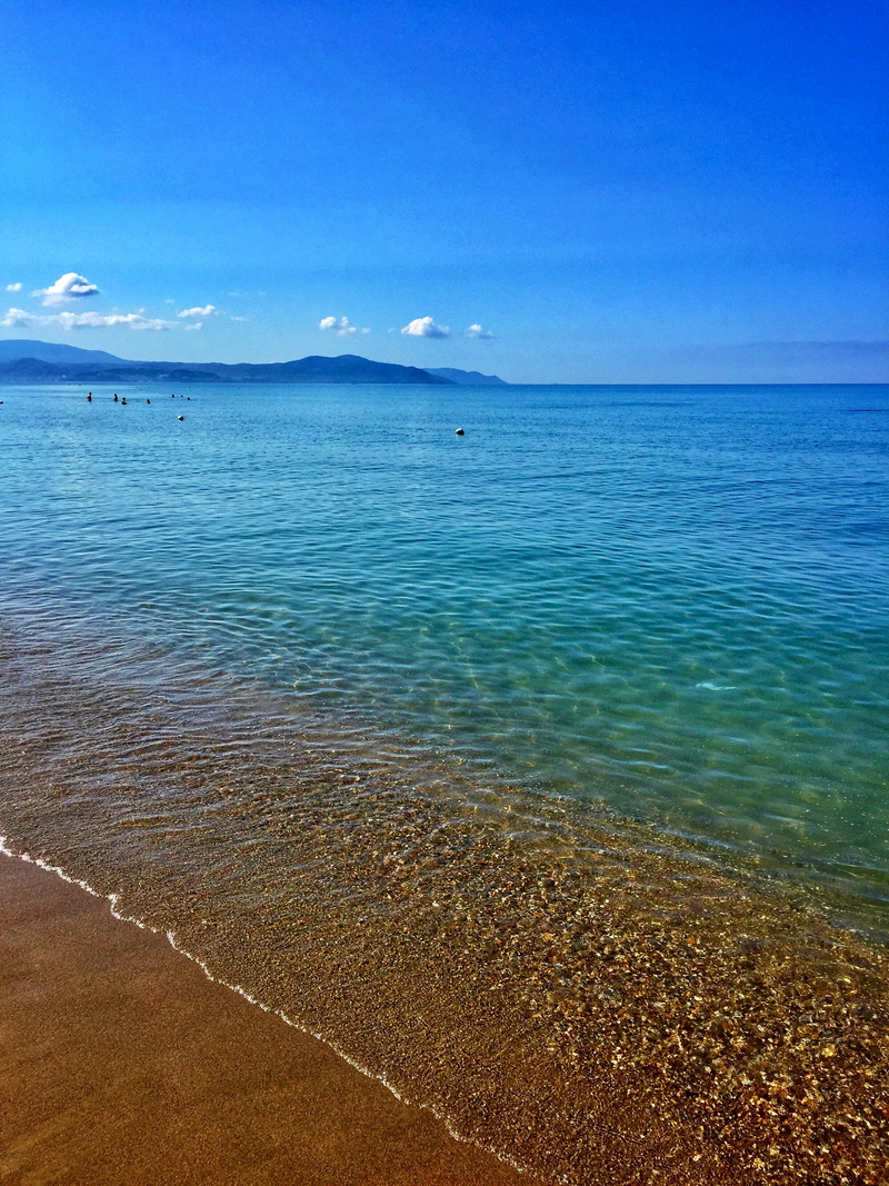 lungomare laura, beauty in nature, horizon over water, non-urban scene, sky, laura, paestum, outdoors, blue, water, italy, campania, day, tranquility, sea