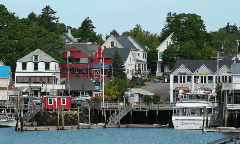 tree, water, townscape, nautical vessel, building exterior, coastal, nature, house, serene, waterfront, no people, relax, boothbay harbor, transportation