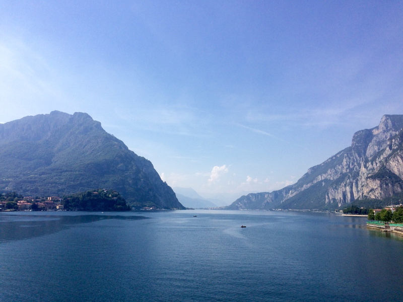 italy, tranquility, water, outdoors, mountains, sea, lake, transportation, 2K, nature, idyllic, lecco, nautical vessel, no people, como lake, tranquil scene