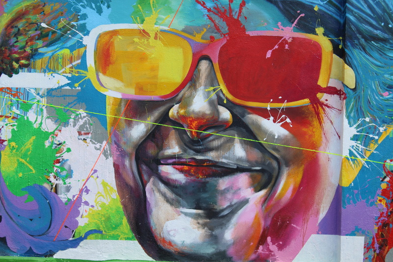 paintings, smile, creativity, murals, sculpture, mural, human face, happy, art and craft, no people, male likeness, lecco, human representation, glasses