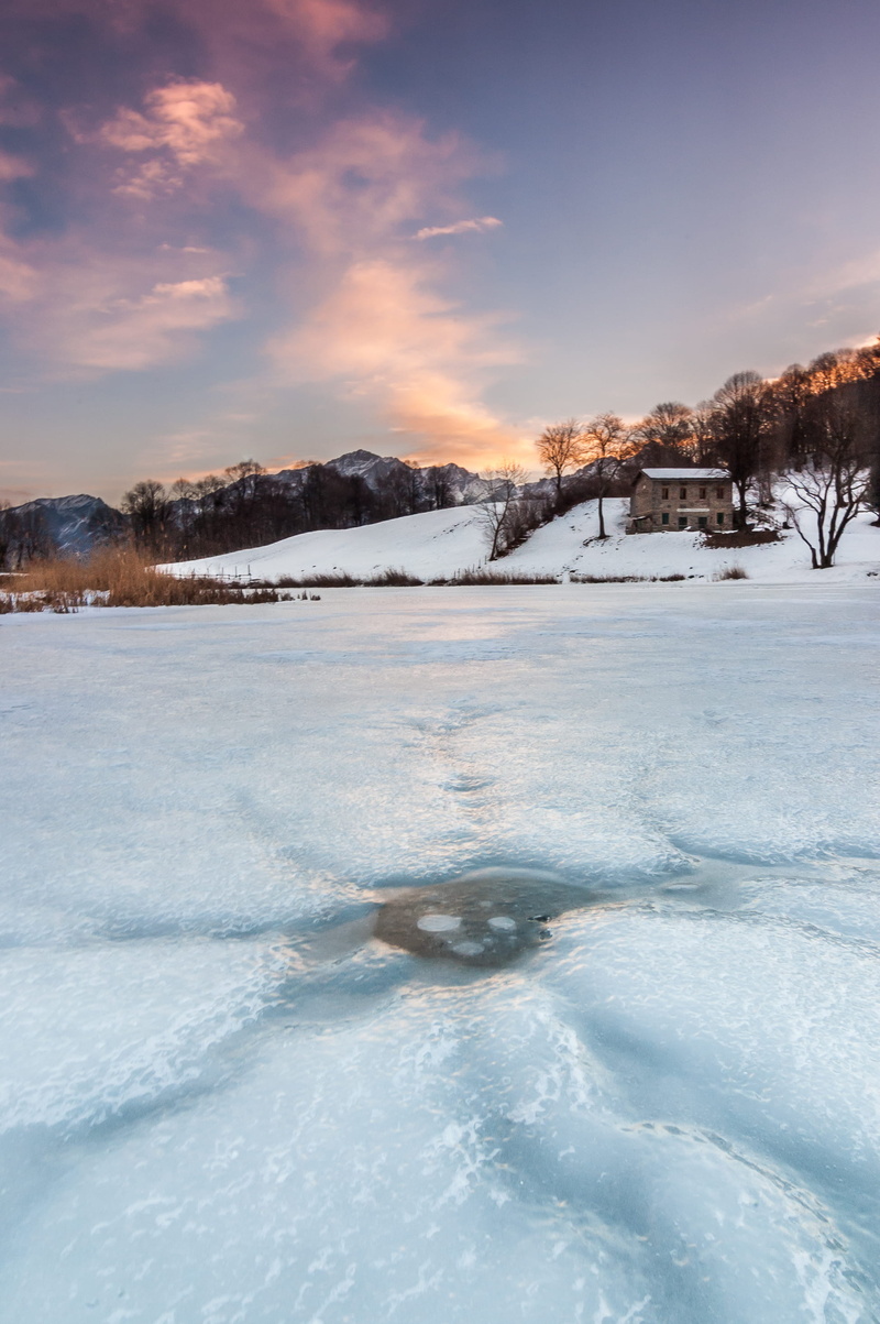 tranquil scene, water, landscape, winter, italy, environment, 2K, lecco, lake, sky, mobile, scenics - nature, smartphone, frozen, cold temperature
