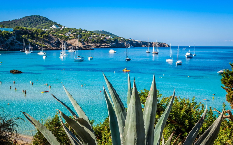 2K, beach, ibiza, sea, yacht, spain, coast