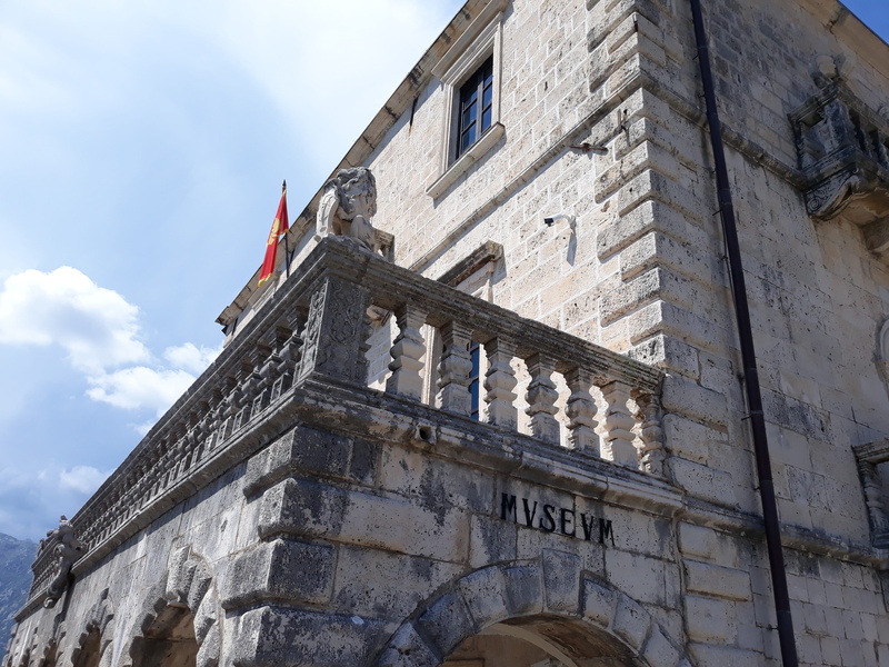 boka, flag, crna, summer, travel, building exterior, architecture, day, adriatic, history, sky, low angle view, 4K, europe, nature, bay, maritime, wall