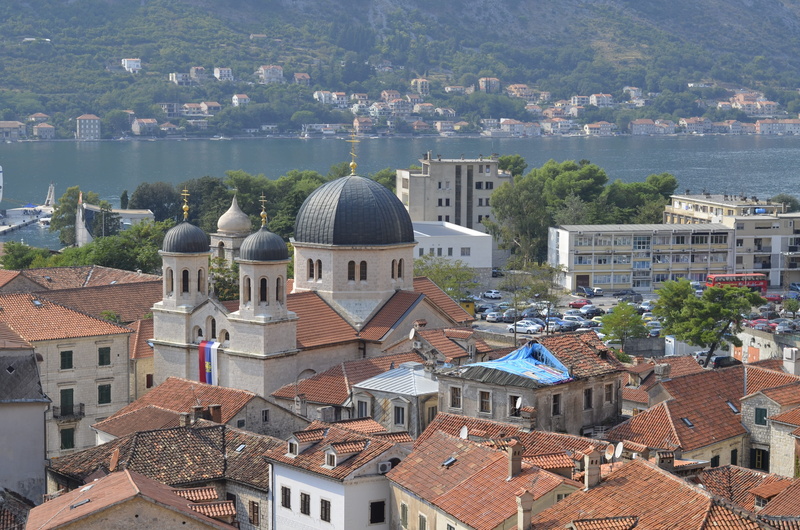 adriatic, journey, mascot, sea, the climb to the castle, high angle view, travel destinations, place of worship, built structure, the orthodox church, belief