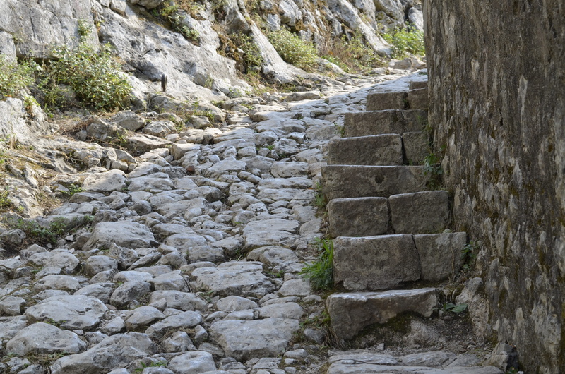 day, adriatic, sea, ruined, the past, stage, ancient civilization, solid, stone wall, built structure, outdoors, steps and staircases, the way forward