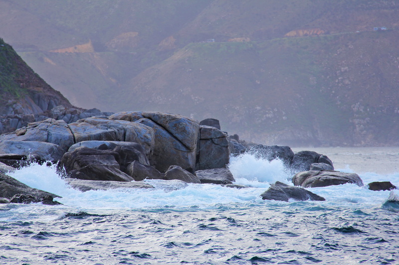 beach, solid, flowing water, exciting, island, day, gray, sky, amazing, south africa, cute, wave, africa, rock, 2K, power in nature, nature, atlantic