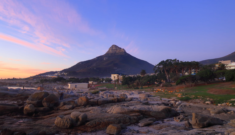 rock - object, solid, sky, landscape, cape town, outdoors, idyllic, 5K, rock, tranquility, no people, south africa, mountain, land, mountain peak, camps bay beach