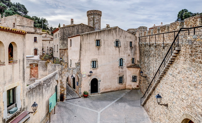 yard, 2K, house, wall, Girona, Spain