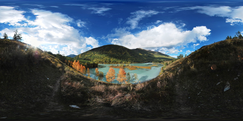 mountain, tranquility, mountain range, Kanas, environment, scenics - nature, reflection, cloud - sky, sky, nature, idyllic, Xinjiang, plant, in xinjiang
