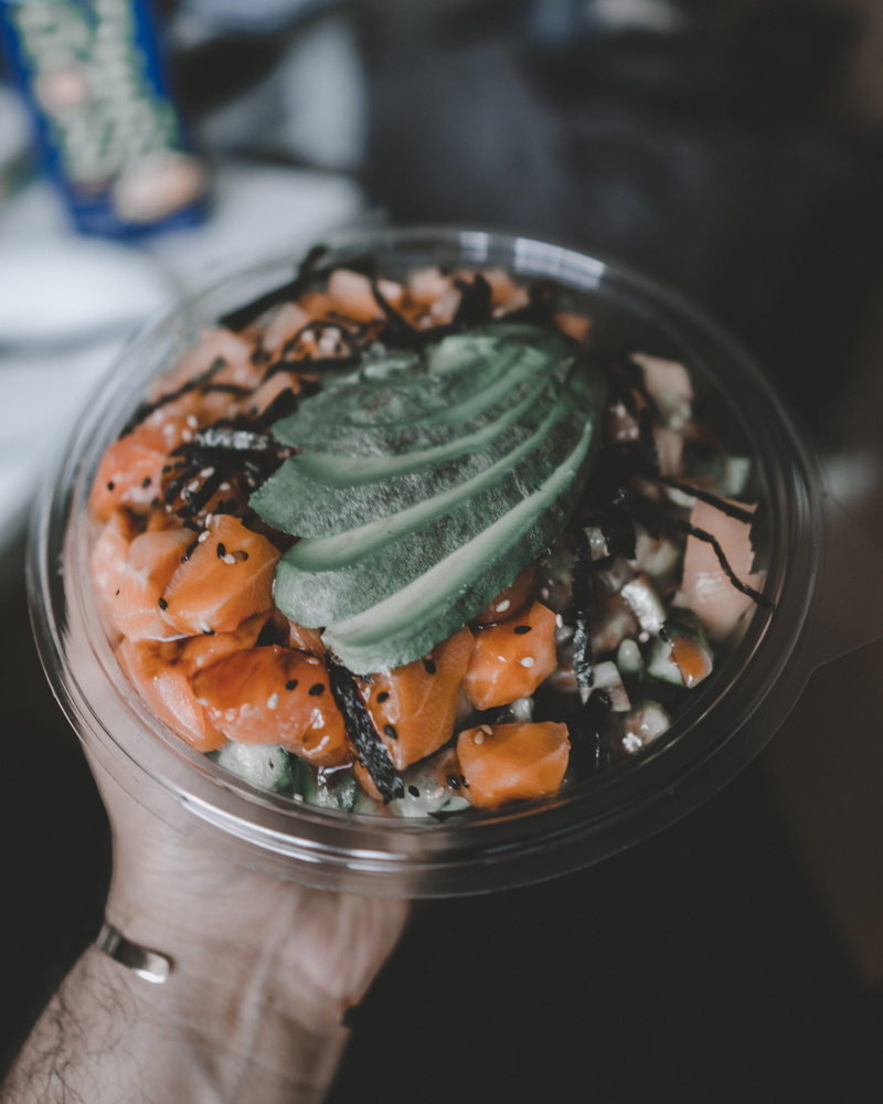 herb, food, sushi, whipped cream, focus on foreground, japanese food, wellbeing, vegetables, sweets, no people, confectionery, ready-to-eat, poke bowl