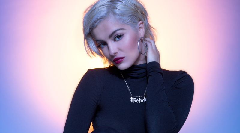 blond hair, fashion, beautiful woman, women, hair, front view, portrait, make-up, 4K, beauty, hairstyle, waist up, young adult, one person, colored background