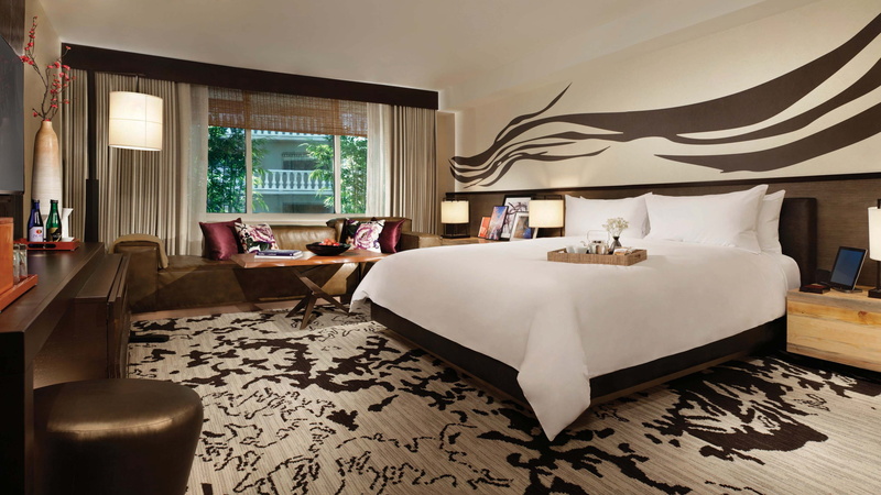 bedroom, set, travel, Ascott Kuala Lumpur, resort, malaysia, furniture, tourism, white, vacation, Best hotels, booking, 4K, black