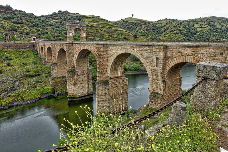 unesco, medieval, europe, arch bridge, travel destinations, plant, brown, outdoors, river, roman, arch, built structure, day, arched, history, bridge - Man Made Structure