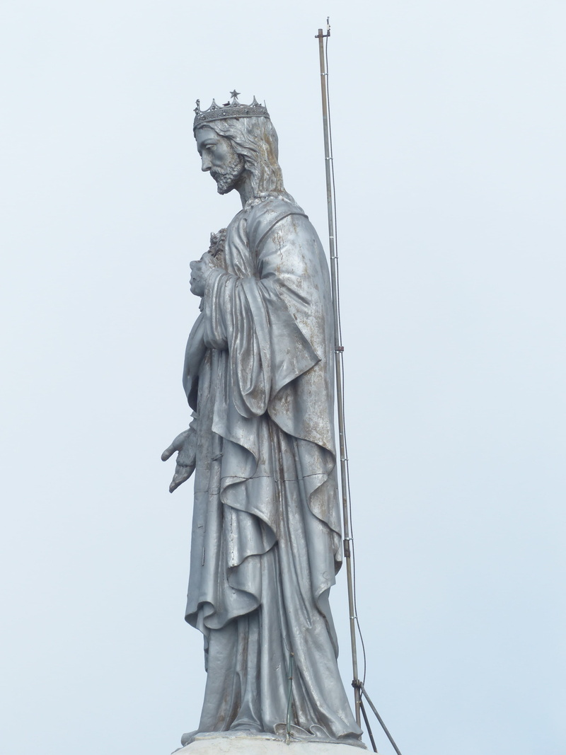 crown, memorial, concrete, monte saccarello, representation, il cristo redentore, architecture, statue of the redeemer, jesus, history, maritime alps, liguria