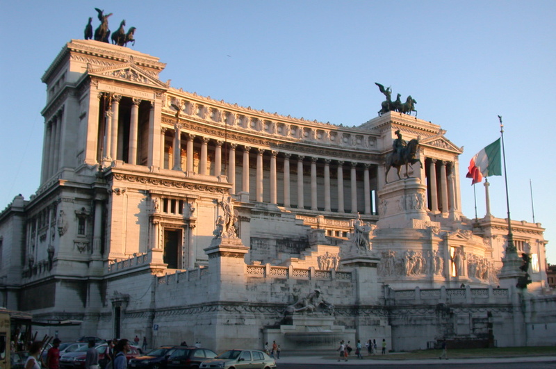 flag, statue, history, ii, 1080P, india, day, public domain, sculpture, cultures, city, italy, famous Place, rome, built structure, emanuele, the past