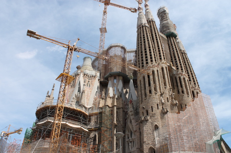 belief, architecture, 1080P, outdoors, day, place of worship, barcelona, spain, building, industry, church, spirituality, travel destinations, christianity