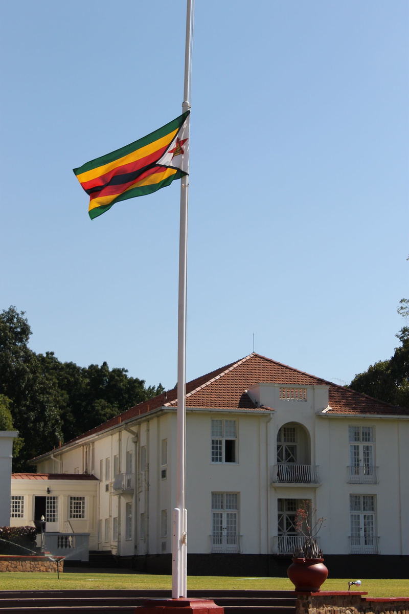 4K, outdoors, day, built structure, victoria falls hotel, clear sky, independence, building exterior, pride, sky, patriotism, tree, national icon, plant