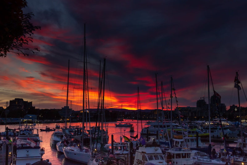 mode of transportation, moored, city, cloud - sky, water, ships, harbor, ocean, no people, sky, architecture, mast, orange color, dawn, summer, dramatic sky