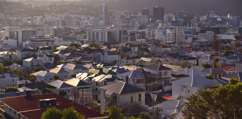 cityscape, outdoors, tree, city, building exterior, new zealand, office building exterior, apartment, crowd, townscape, building, real estate, housing