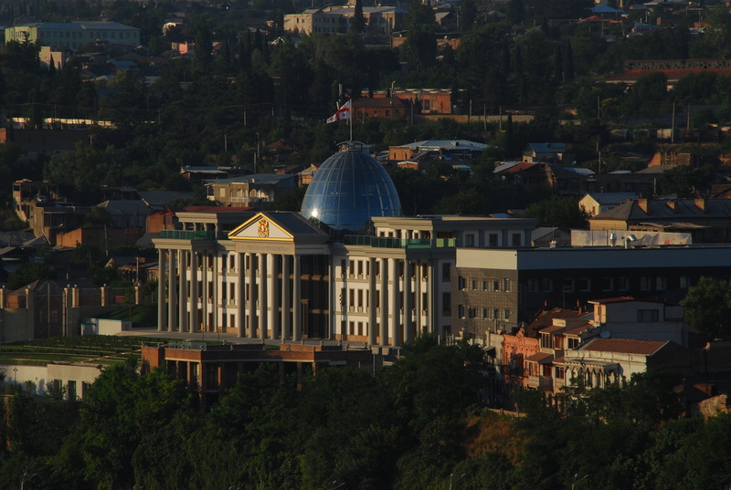 tree, avlabari presidential palace, architecture, no people, high angle view, 2K, city, buildings, residential district, architecture And Buildings, church