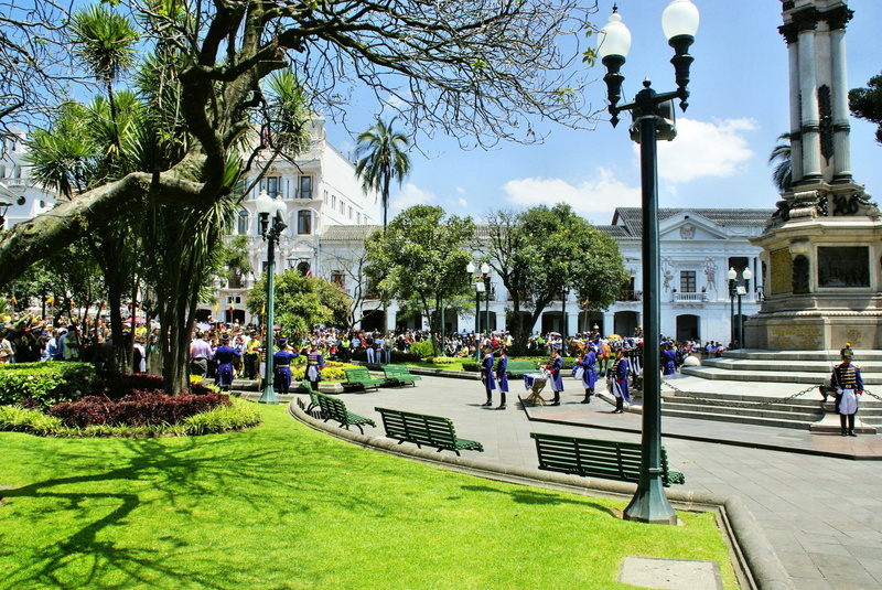 quito, city, adult, national holiday, women, nature, men, plant, architecture, building exterior, architectural column, lifestyles, tree, large group of people