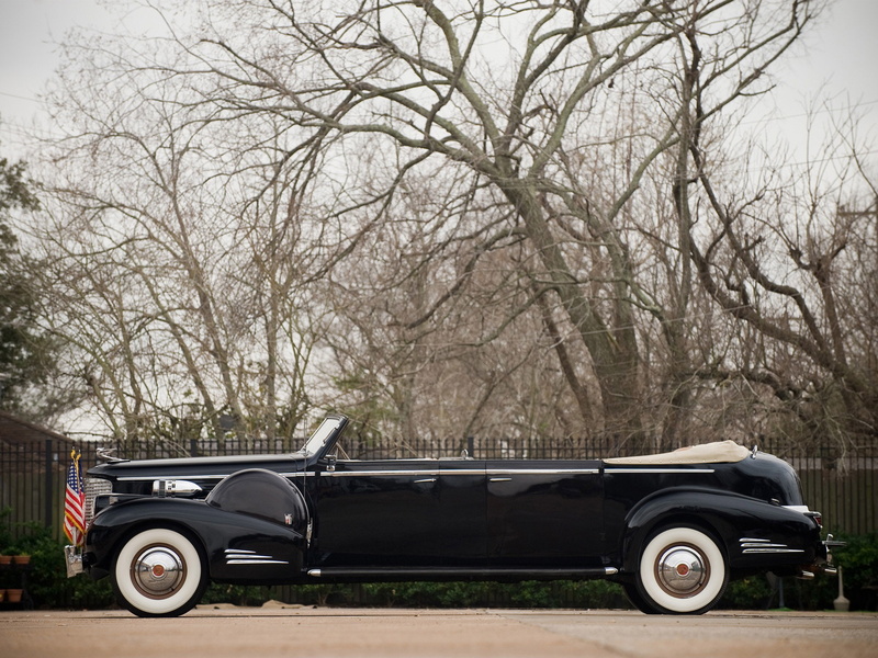 flag, flags, 1080P, limousine, cadillac, convertible, v16, luxury, 1938, presidential, retro