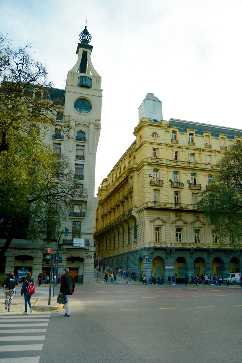 street, tree, puerto madero, argentina, day, tower, belief, real people, spirituality, good, clock, sky, buenos aires, group of people, building, nature