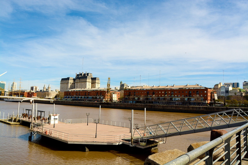 travel, outdoors, water, mode of transportation, casa rosada, passenger craft, cloud - sky, no people, building exterior, river, buildings, day, ship, 5K