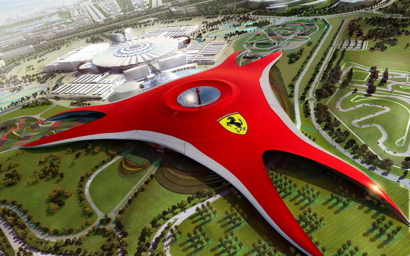 travel and world, dubai, ferrari, 1080P, world