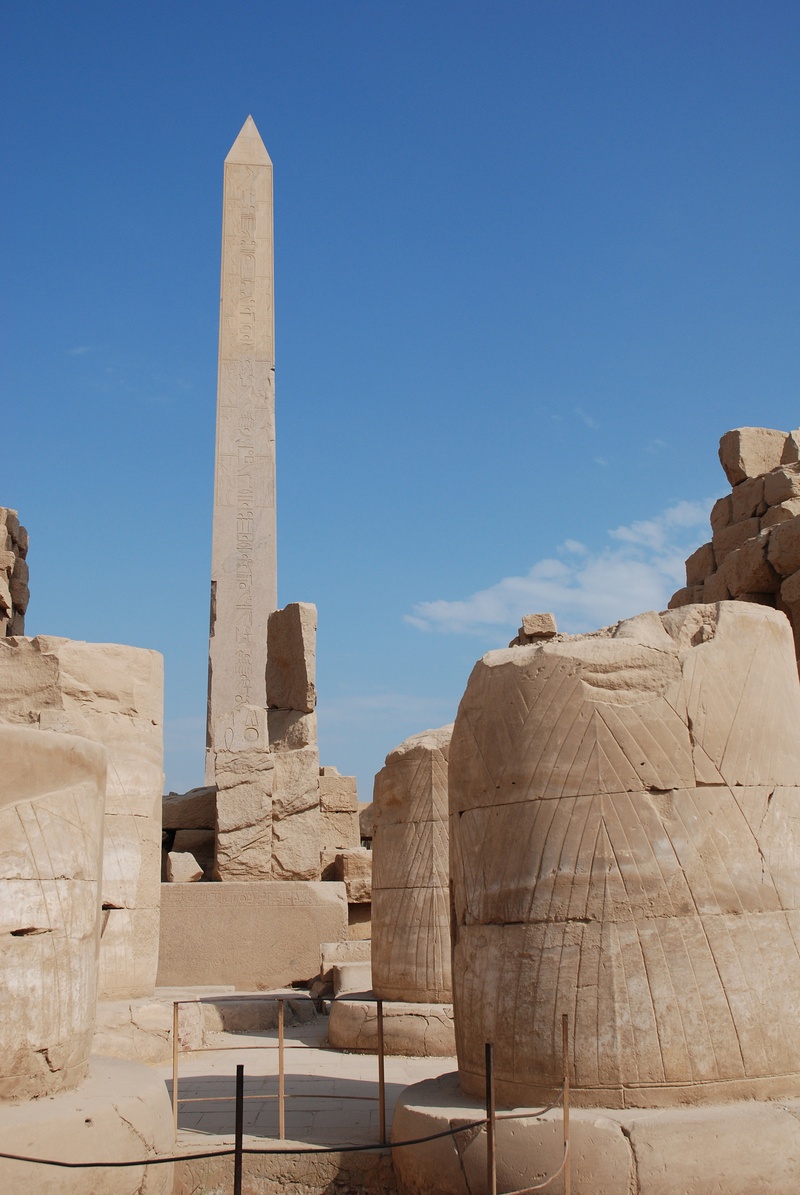 sunlight, archaeology, karnak, travel destinations, tourism, old, summer, 4K, egypt, columns, hieroglyphics, monuments, thebes - Egypt, blue, travel, entrance