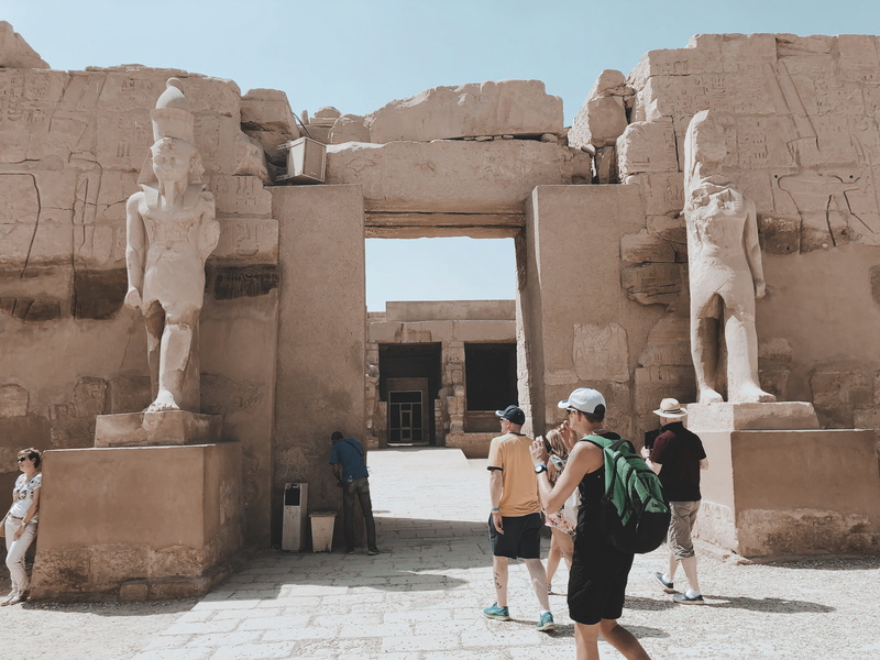women, museum, men, rear view, temple, ancient, art and craft, archaeology, building exterior, ancient civilization, tourism, 4K, day, outdoors, trveller