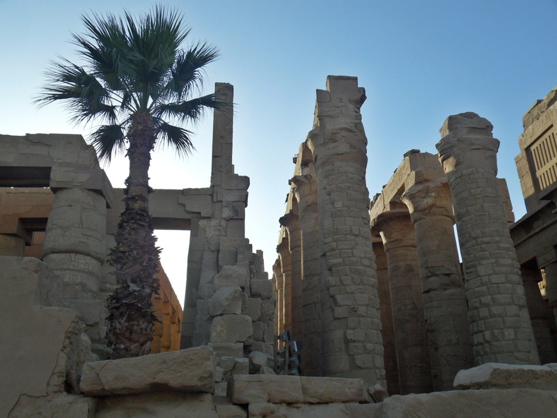 architectural column, built structure, old ruin, travel destinations, karnak temple, building exterior, no people, religion, the past, 1080P, ancient civilization