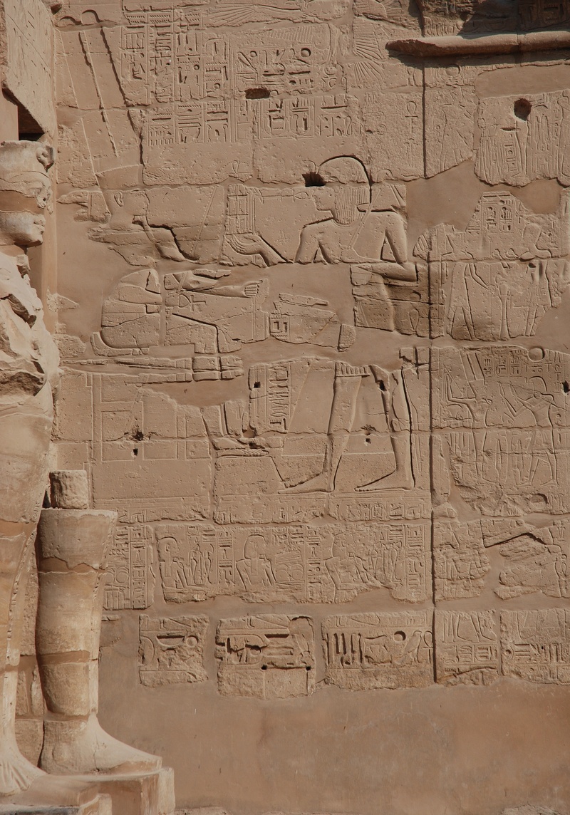 temple, egypt, ancient, built structure, history, columns, the past, art and craft, ancient civilization, archaeology, summer, sculpture, luxor, 2K, place of worship