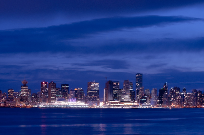 cityscape, downtown District, built Structure, architecture, long exposure, Earth Hour 2009, vancouver, 2K, canada, sea, uSA, building Exterior, lonsdale quay
