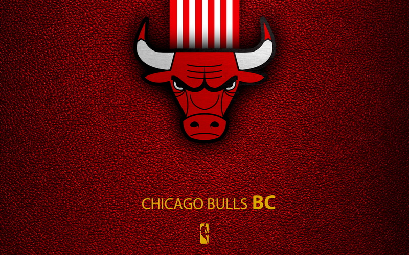 Logo, NBA, Chicago Bulls, 4K, Basketball