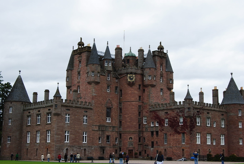 england, history, sky, uK, Glamis, architecture, built Structure, Scotland, red bricks, tower, famous Place, lyon family, united kingdom, gothic style