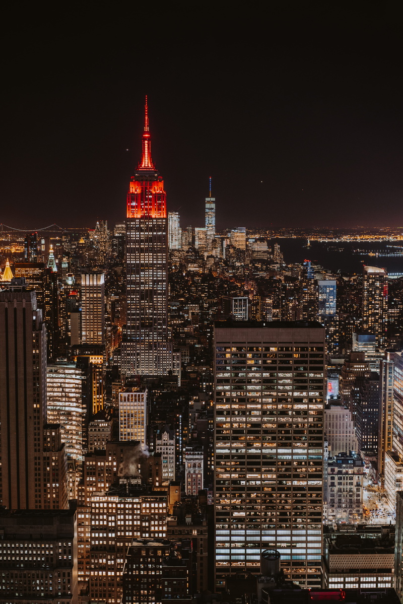 spire, manhattan, tokyo Prefecture, dusk, travel, tall - high, travel Destinations, new, midtown Manhattan, uSA, manhattan - New York City, financial district