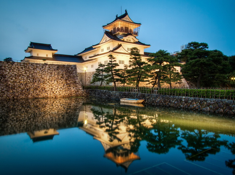 Walls, Hour, castle, built structure, toyama, Trees, toyamaprefecture, Travel, Reyes, sky, black, tree, 4K, architecture, house, plant, no people, Entrance